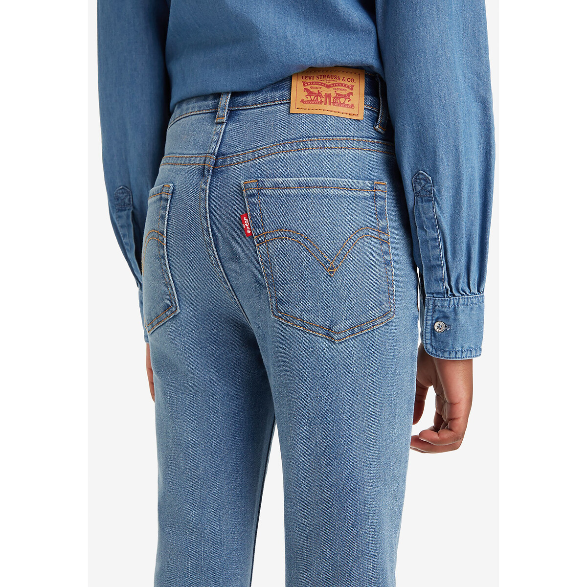 Jean flare coupe 726 bleu jean, LEVI'S KIDS