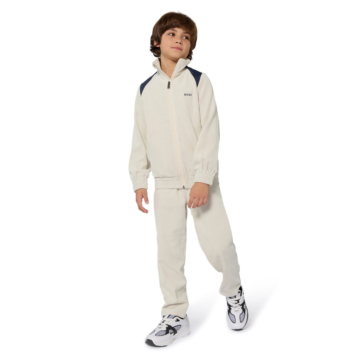 Cardigan jogger vanille, BOSS KIDSWEAR