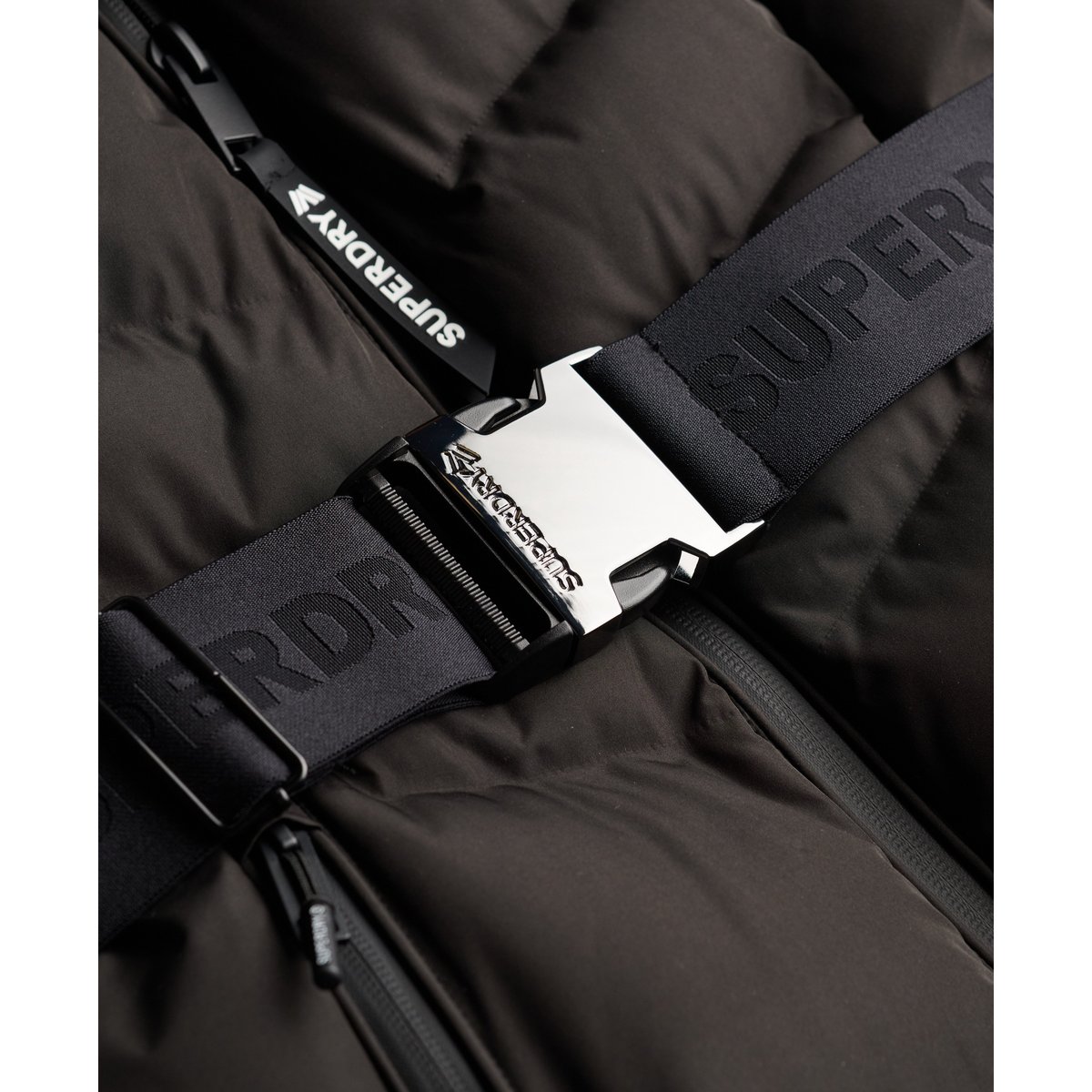 Veste de Ski Matelassée Luxe Coupe Ajustée noir, SUPERDRY