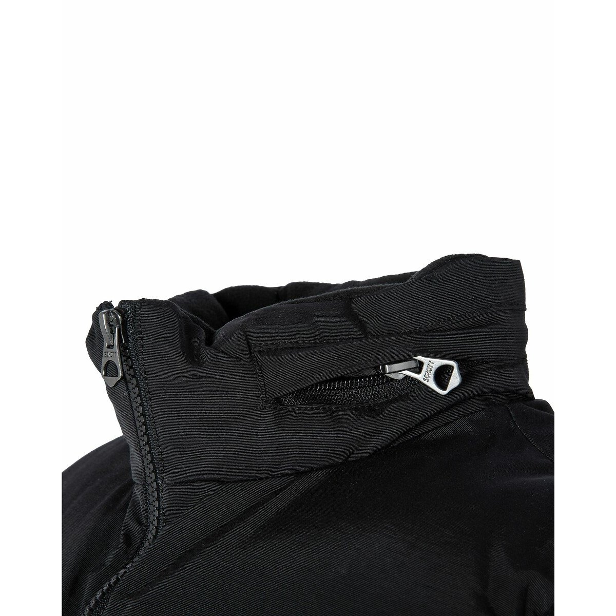 Piumino bi-colore collo alto Utah nero , SCHOTT