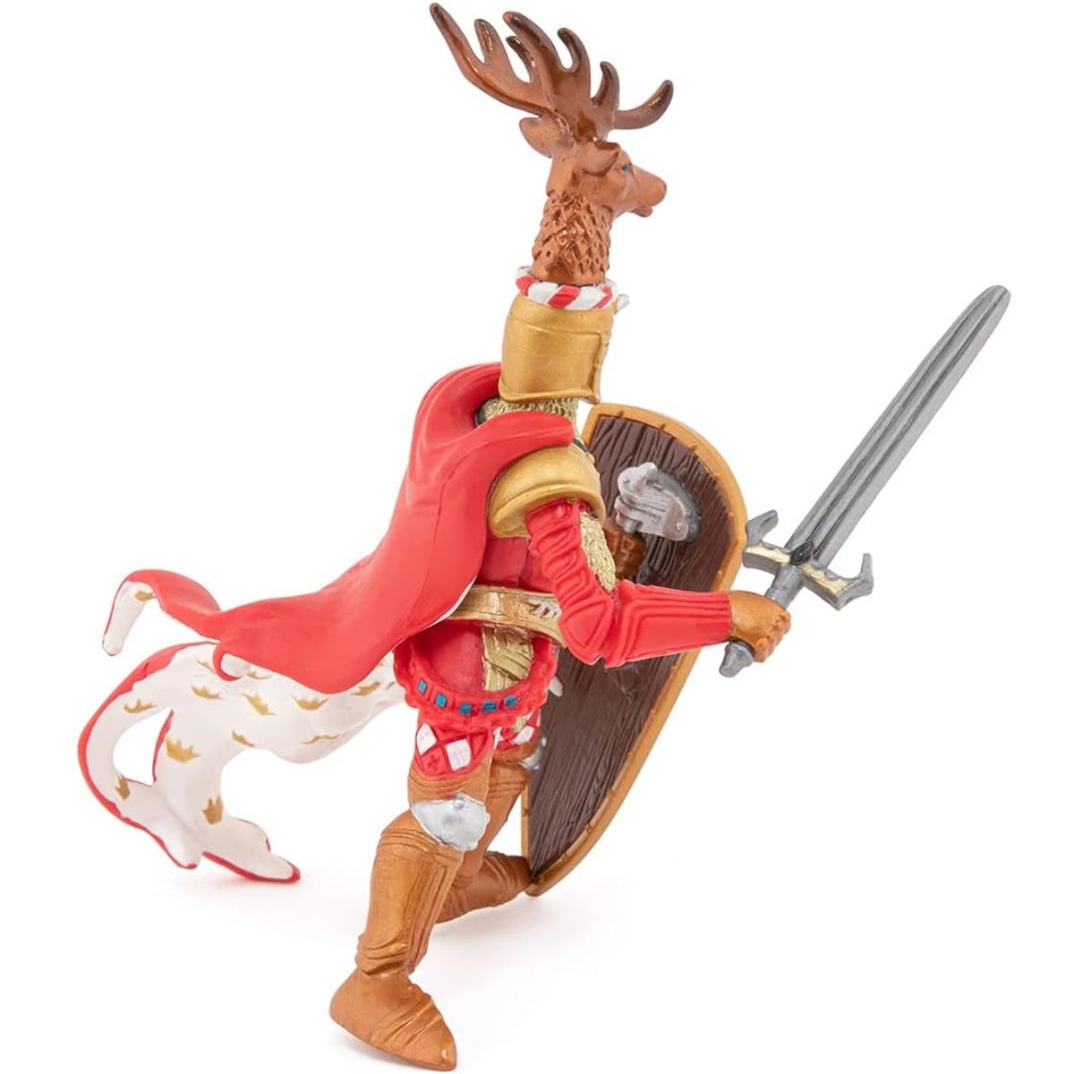 Figurine Maître cimier cerf rouge, PAPO