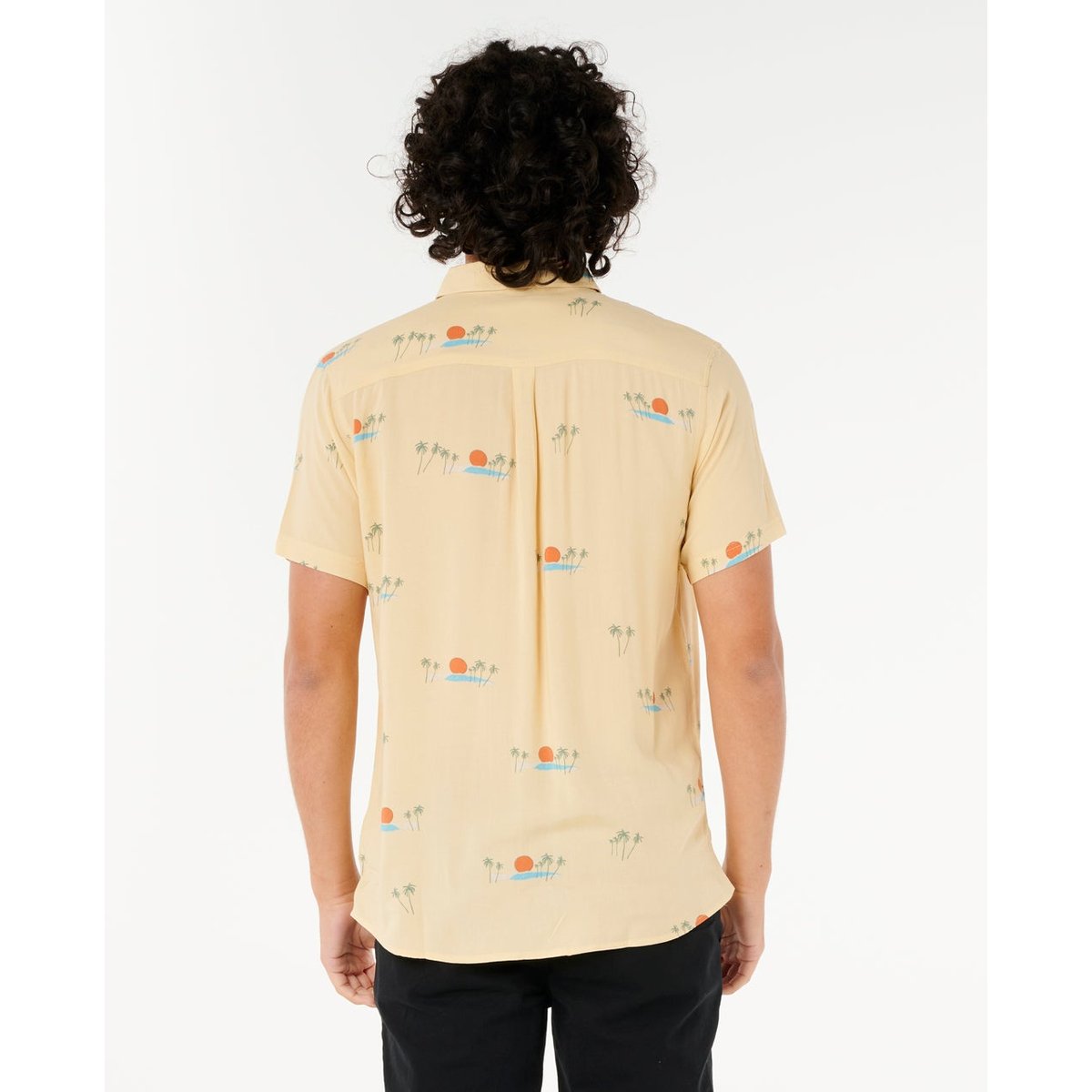 Chemise AOTS - CODY WELSH S/S SHIRT kaki clair, RIP CURL