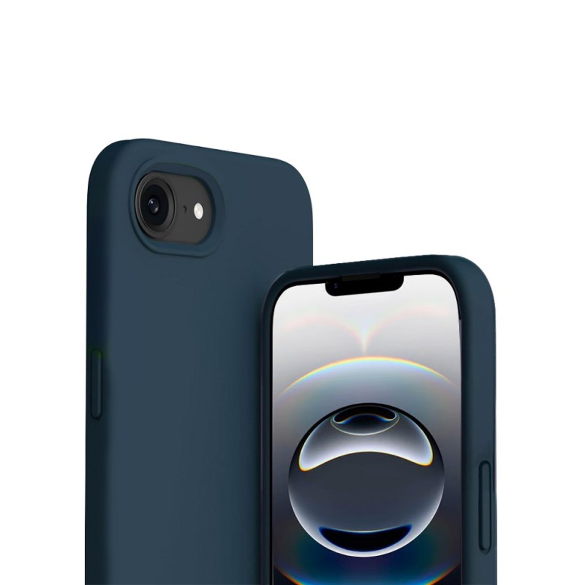 Coque iPhone 16e / 17e antichoc + 2 vitres bleu, EVETANE