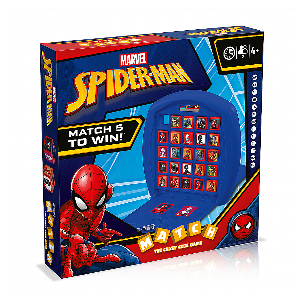 Match spider-man - jeu de societe noir, WINNING MOVES