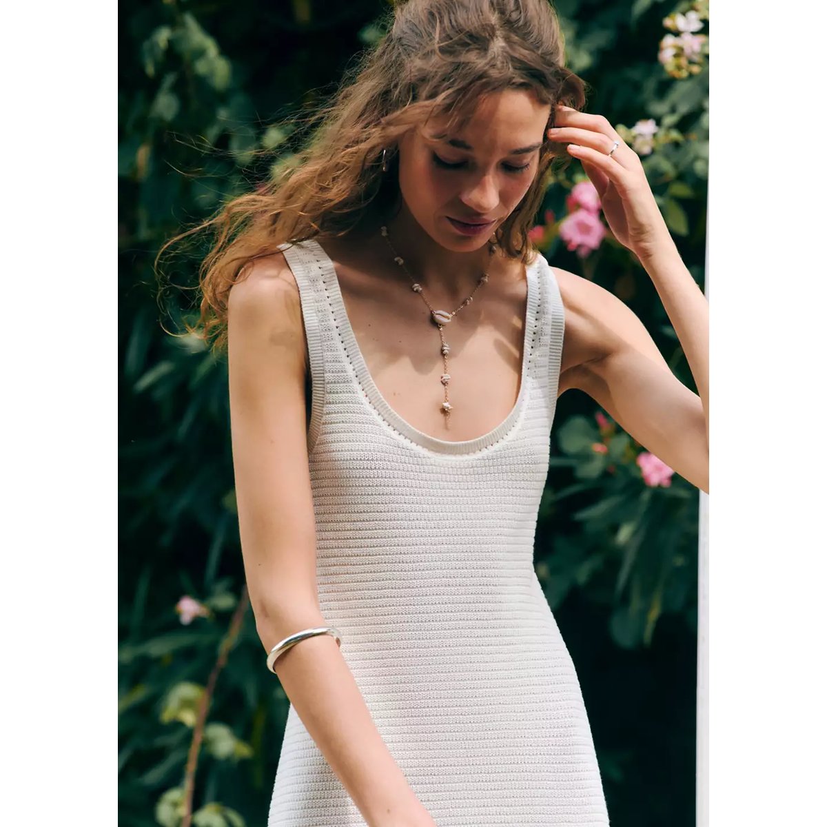 Collier pendentif avec détail coquillage or, MANGO TEEN