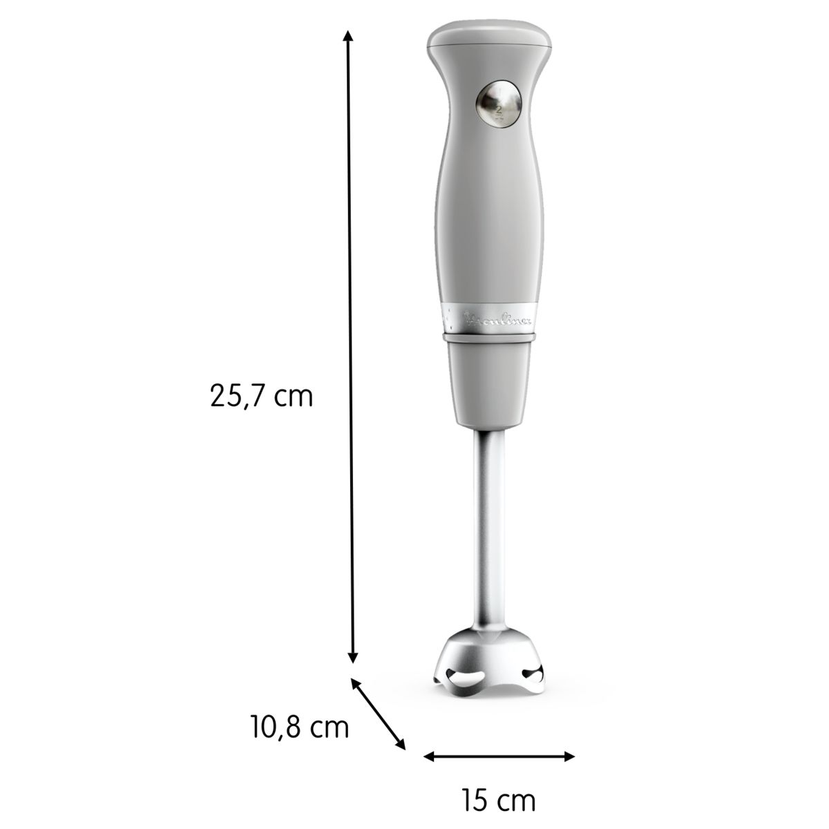 Mixeur soleil pepper DD471E10 gris, MOULINEX