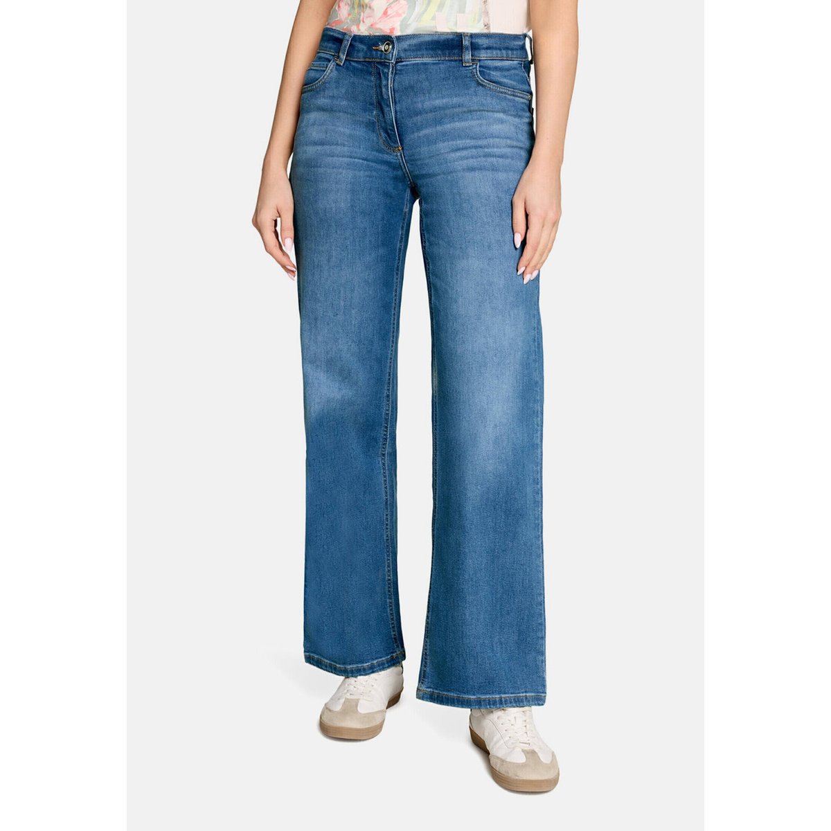 Pantalon casual à strass bleu, BETTY BARCLAY