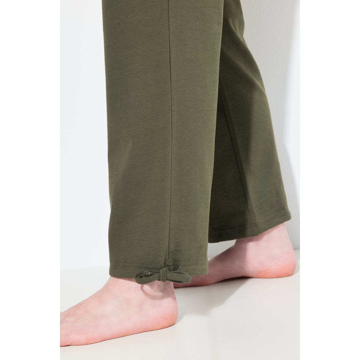 Pantalon de grossesse en molleton gris olive, ULLA POPKEN
