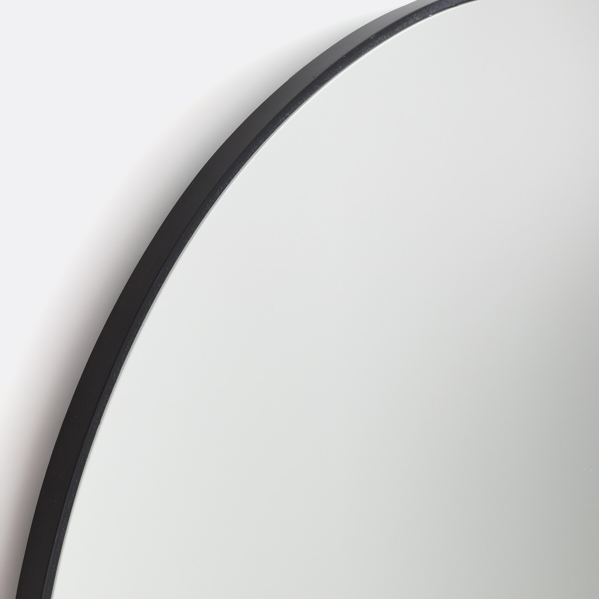 Organische vorm spiegel, lengte 58 cm, hoogte 58 cm, ORNICA zwart, LA REDOUTE INTERIEURS