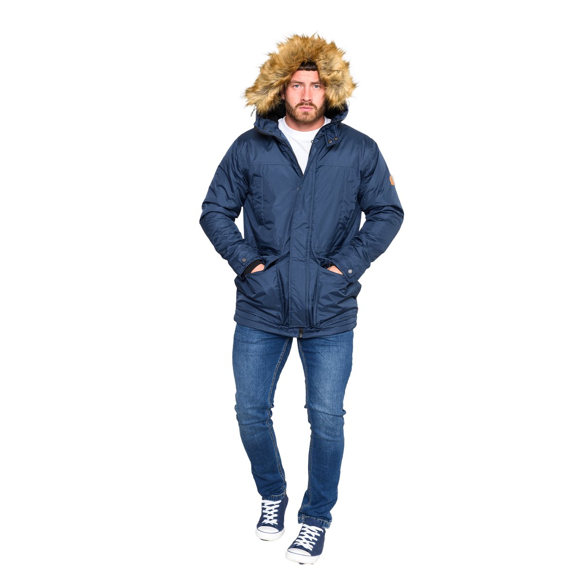 Parka uni LOVETT noir, DUKE