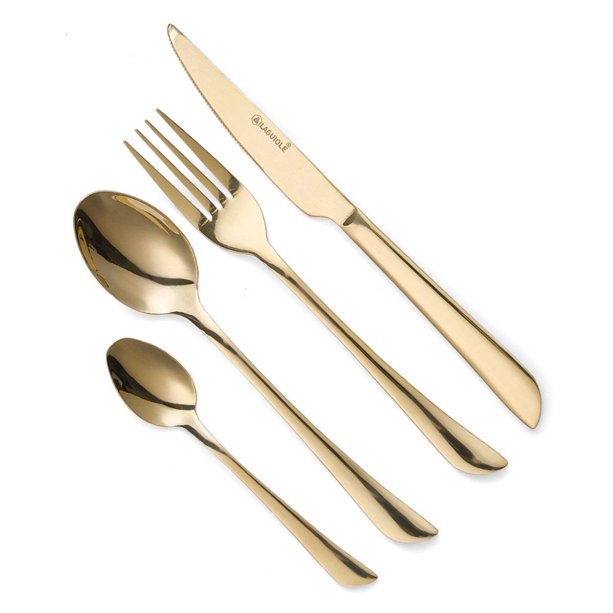 Ménagère 24 pièces - "Théa champagne" argent, LAGUIOLE CUISSON