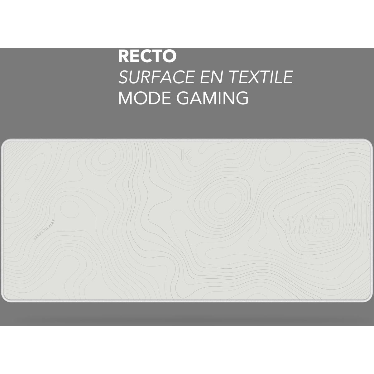 Tapis de souris MM15 FLIP Progress couleur unique, SKILLKORP