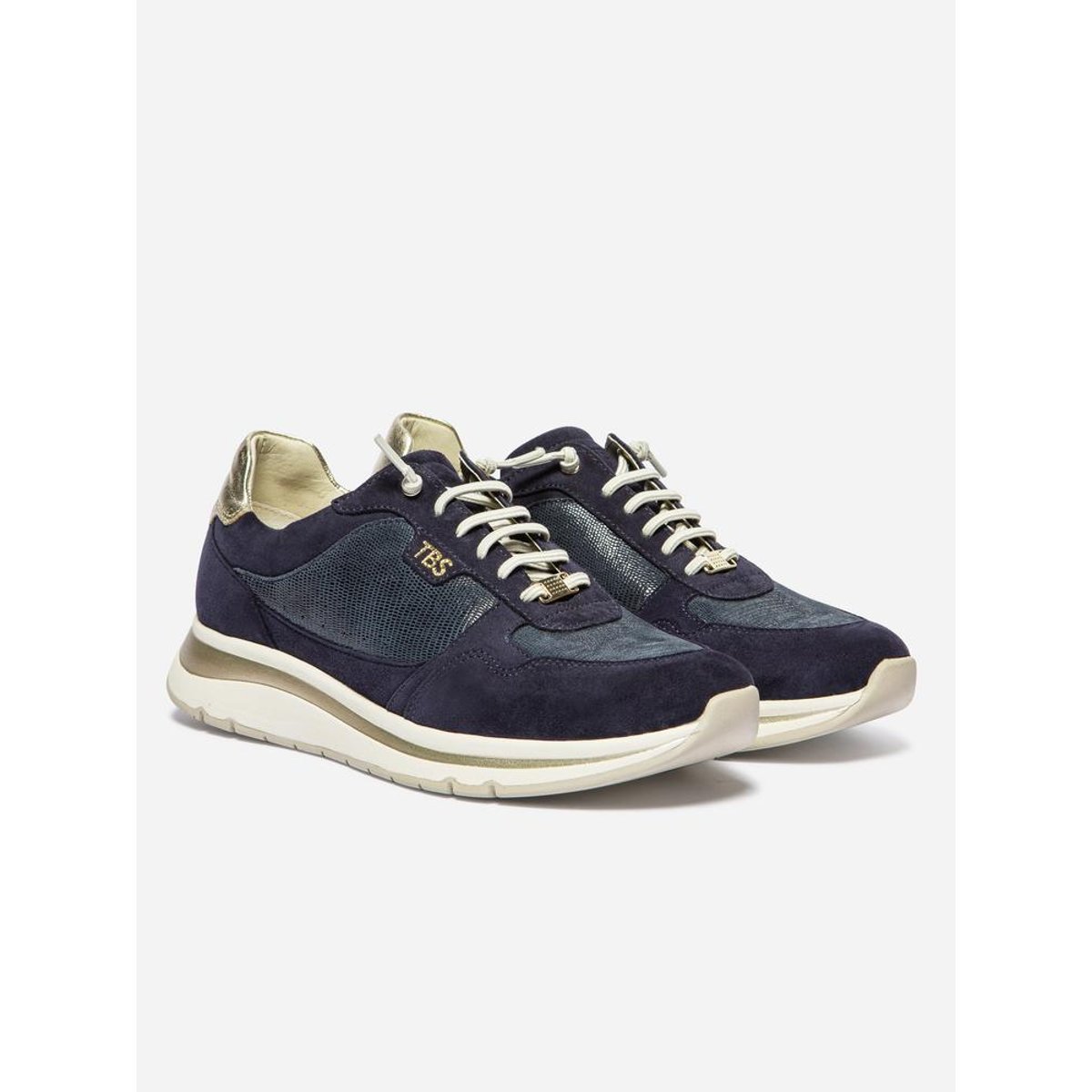 Baskets BLOLACE marine / or, TBS