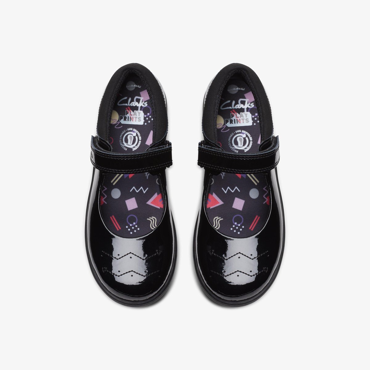Ballerines Brevet Ajustement Étroit JAZZY JIG K noir, CLARKS