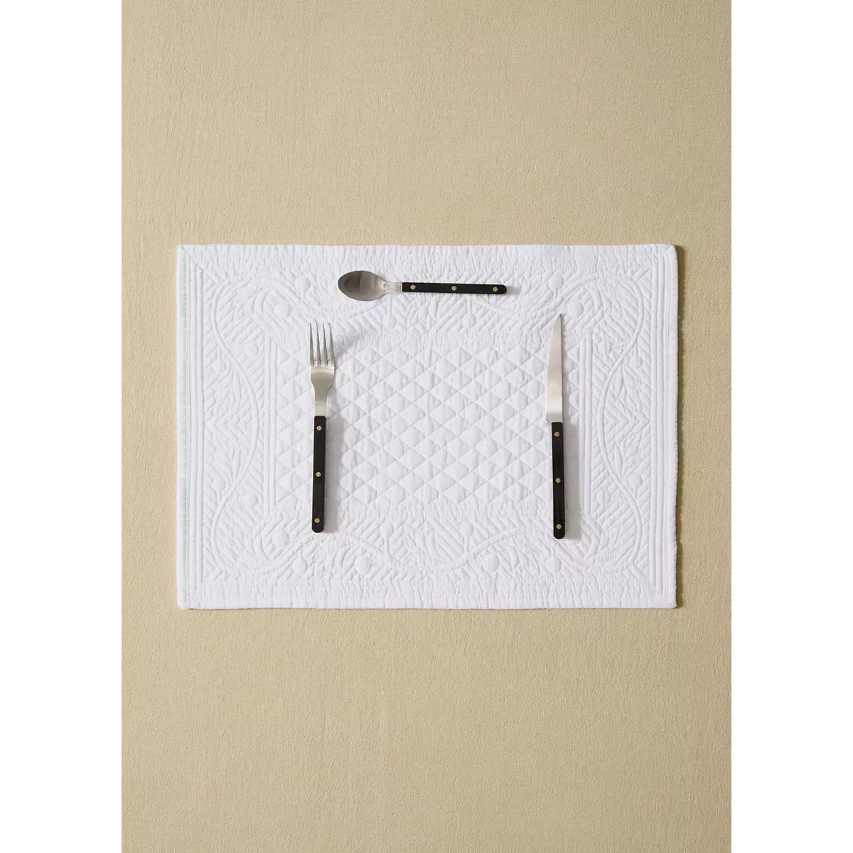 Set de table matelassé blanc, MANGO HOME
