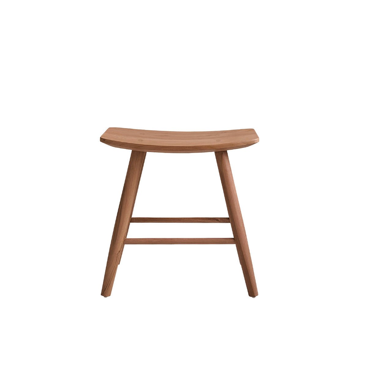 Tabouret en teck massif AMBRE naturel, BERAH GETAH