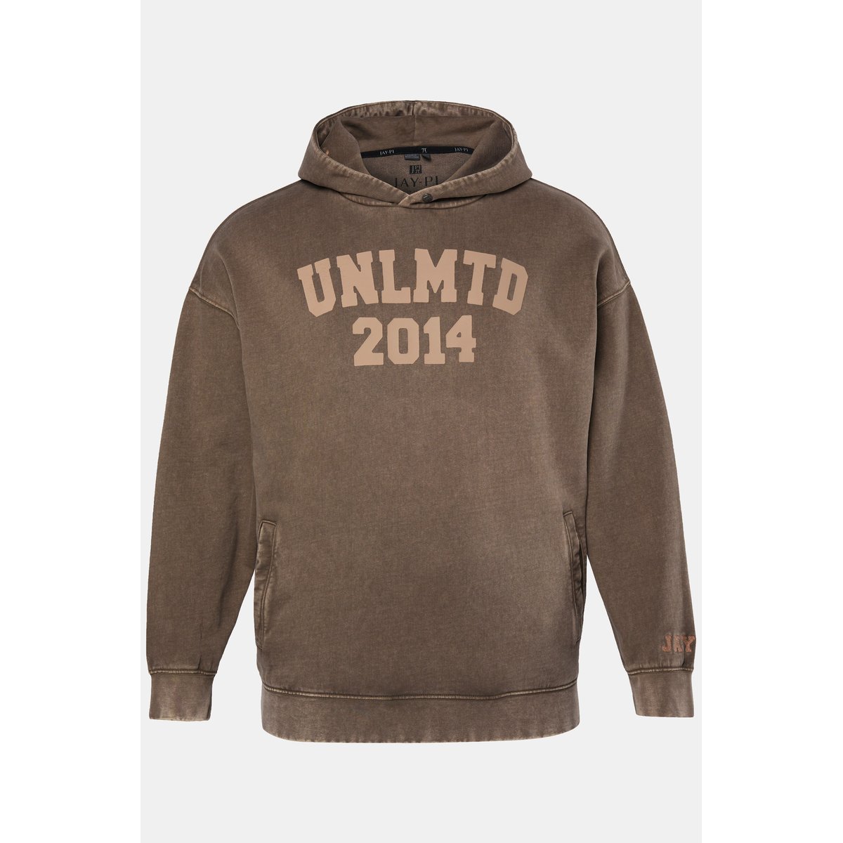 Sweat-shirt à capuche brunâtre, JP1880