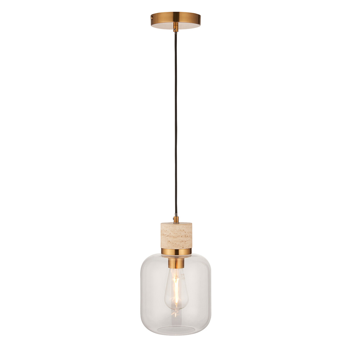 Torro Travertine Pendant Light natural, ÉDITÉ