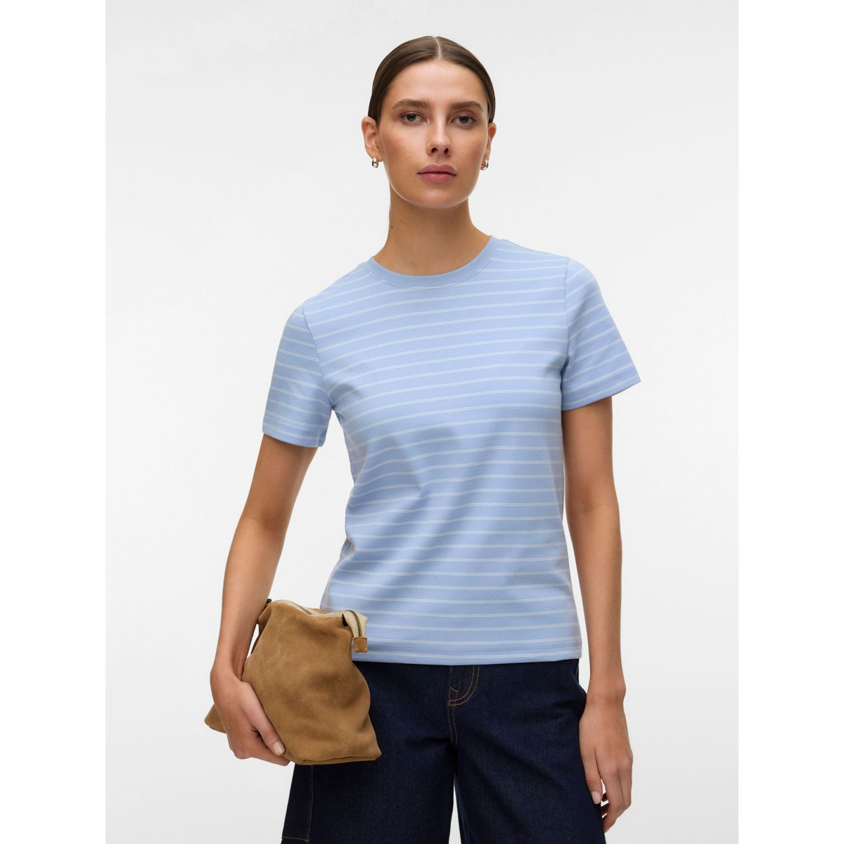 T-Shirt brunnera blue, VERO MODA