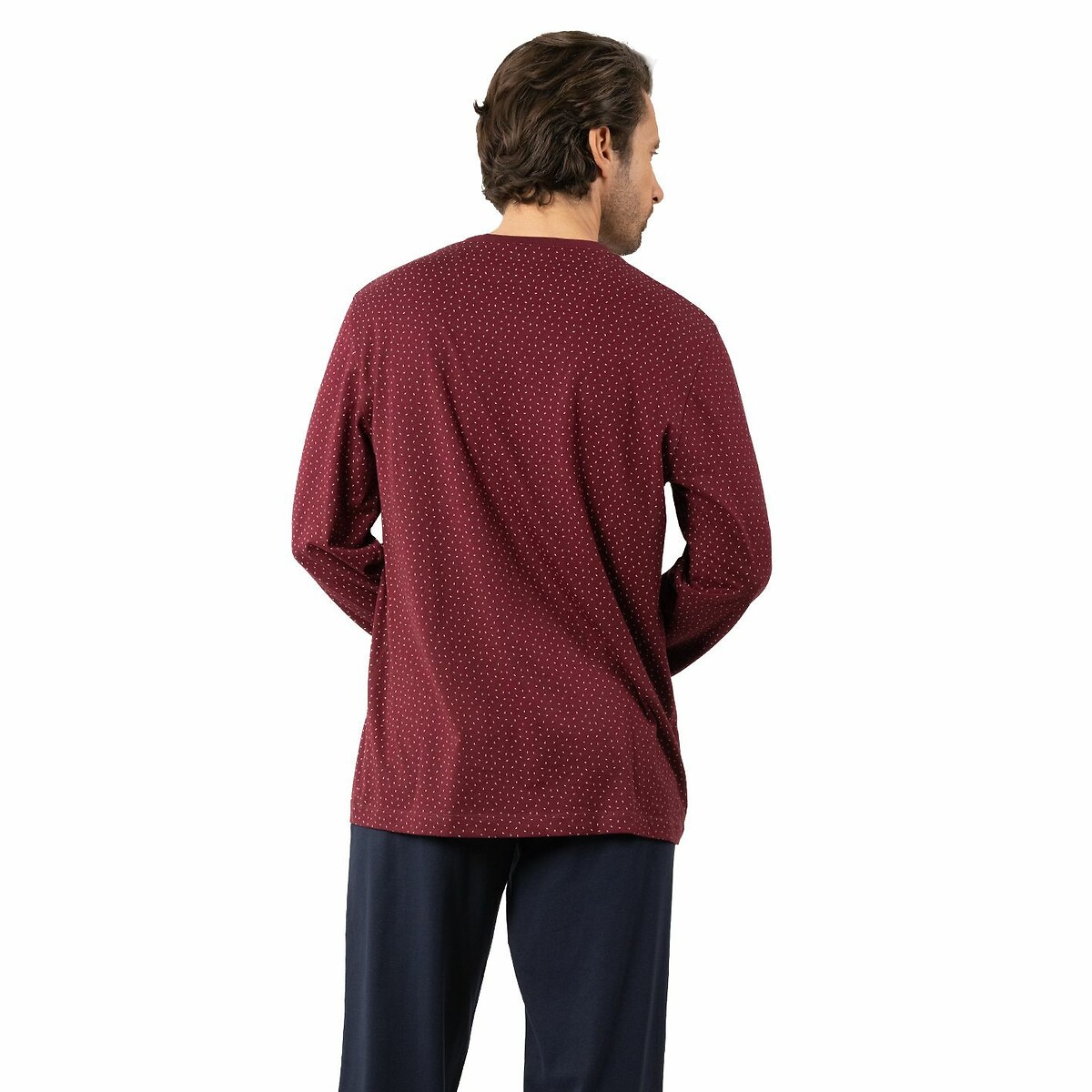 Printed Pyjamas navy/burgundy, EMINENCE