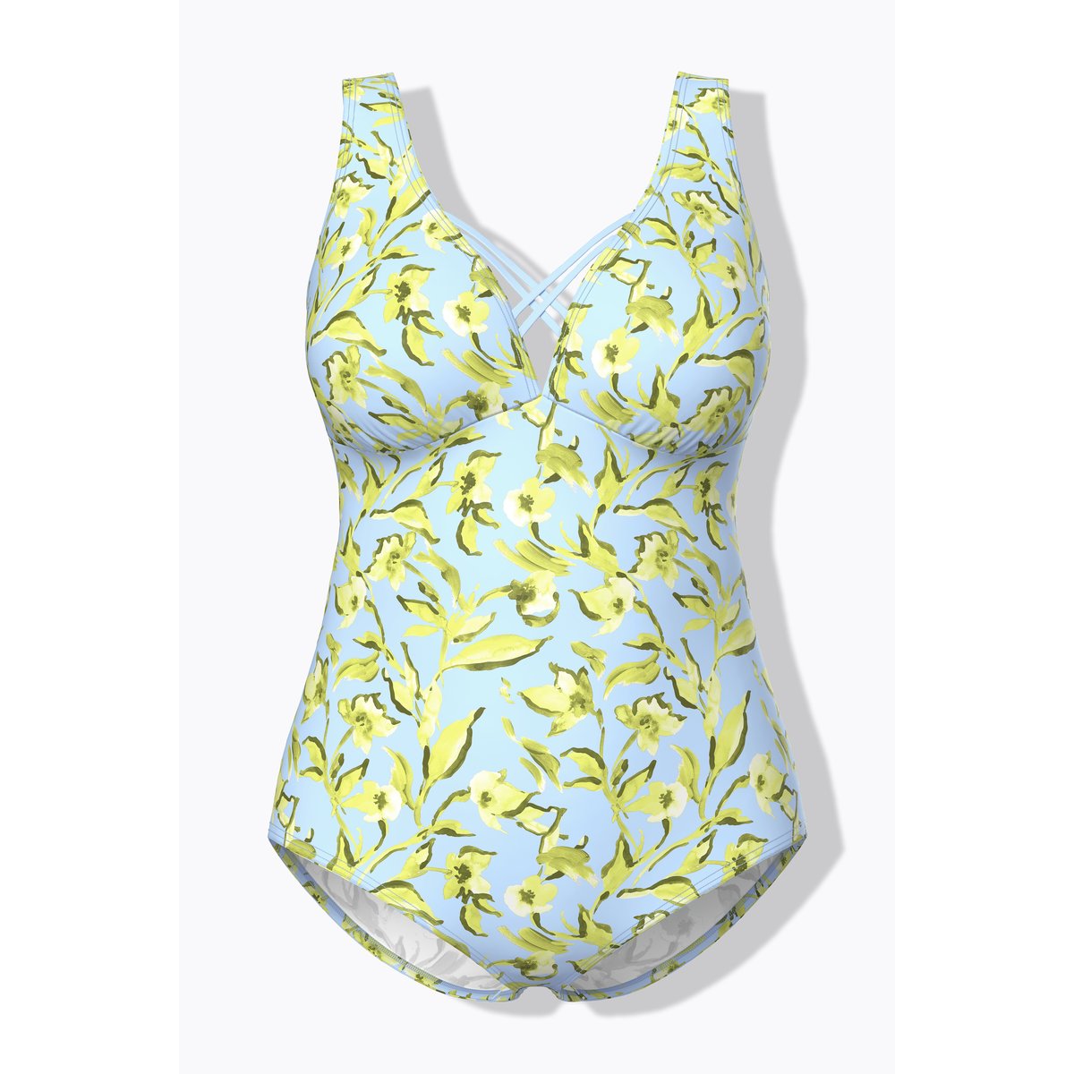 Maillot de bain à bonnets souples saphir clair, ULLA POPKEN