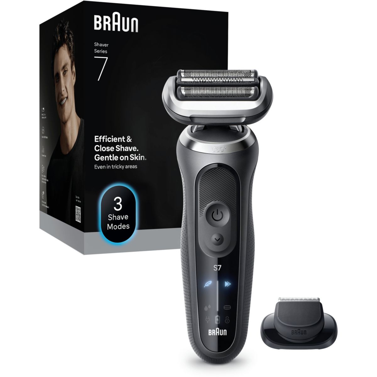 Rasoir électrique Series 7 72-G1200s couleur unique, BRAUN