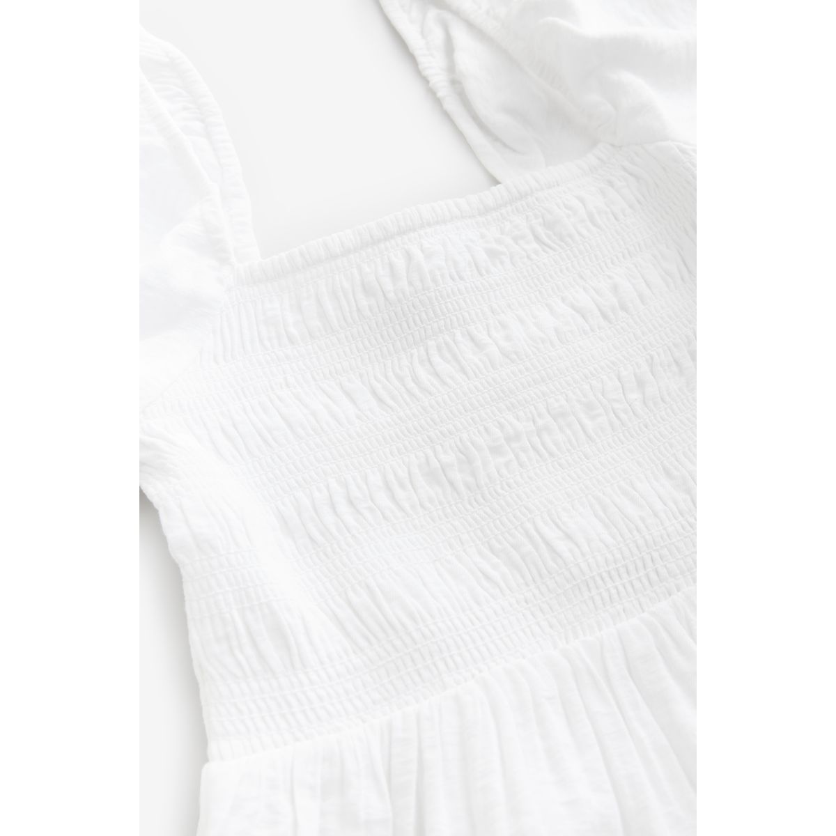 Robe midi à épaules dénudées blanc, NEXT