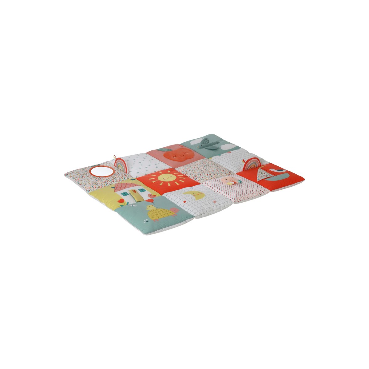 Tapis d'éveil moelleux et ludique croque la vie, VERTBAUDET
