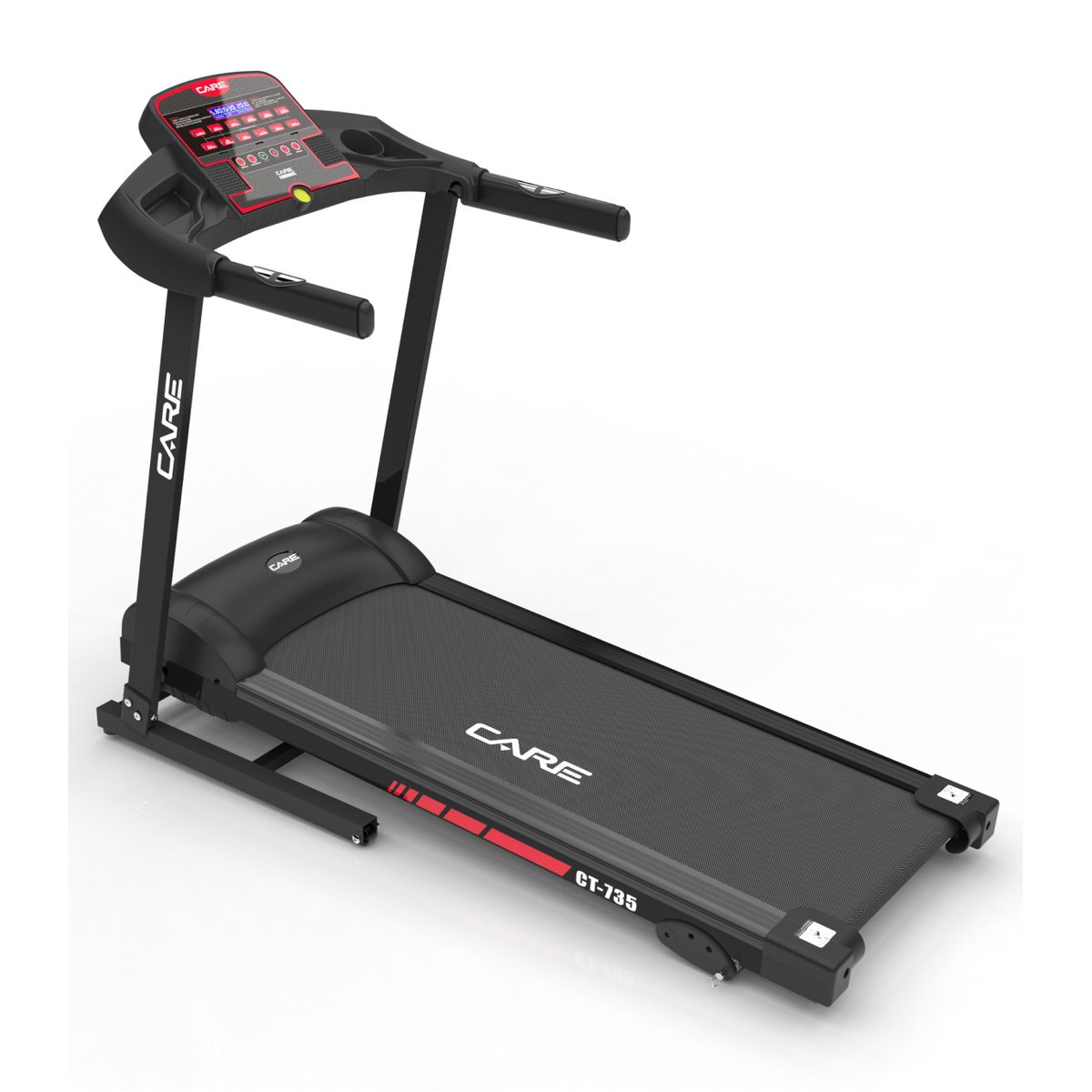 Tapis de course connecté - 14km/h - CARE - KINOMAP rouge, CARE FITNESS