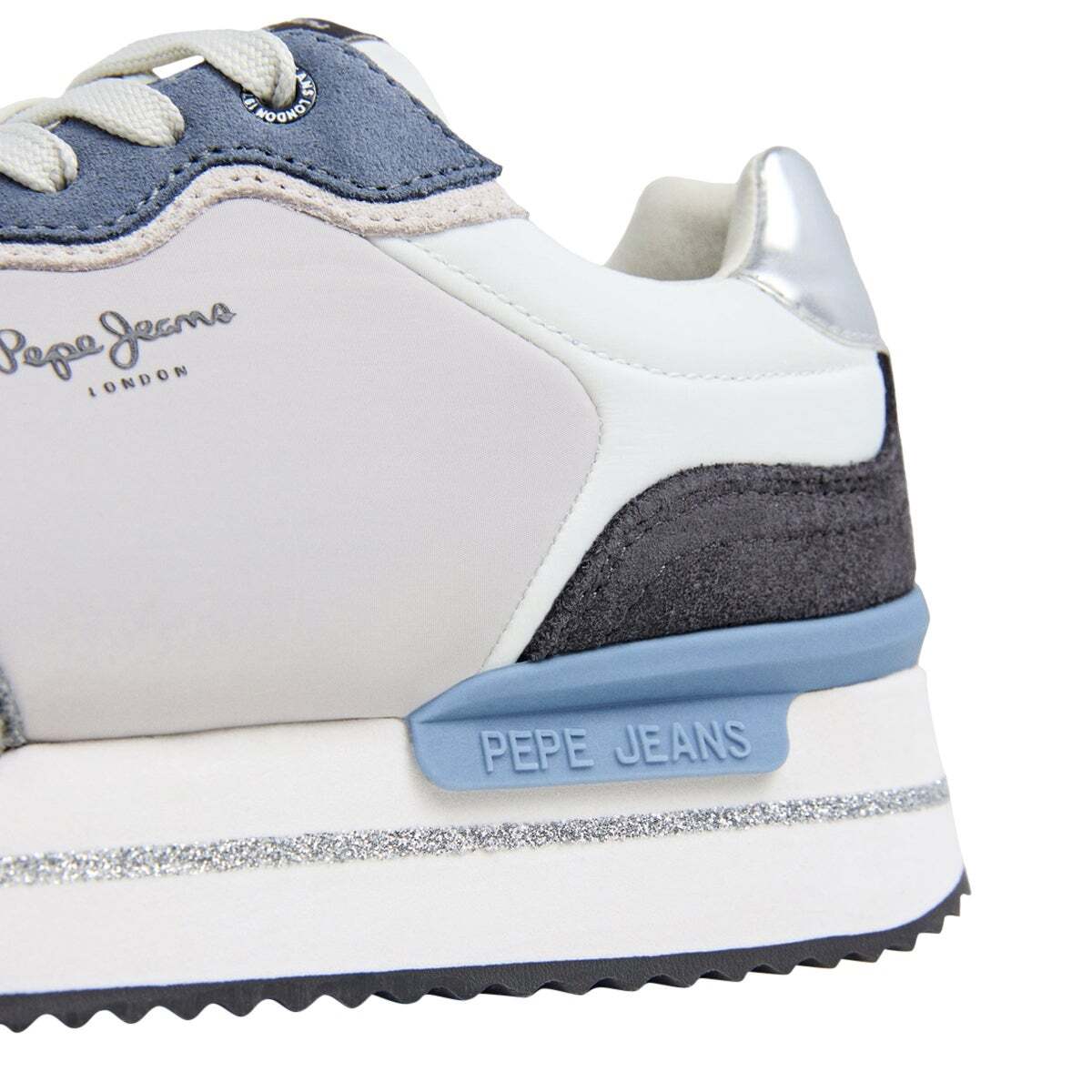 Lucky - Baskets Combinées bleu quai, PEPE JEANS