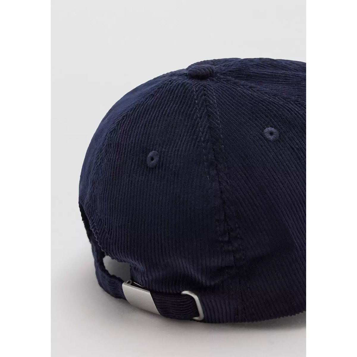 Casquette velours côtelé brodée bleu marine, MANGO TEEN