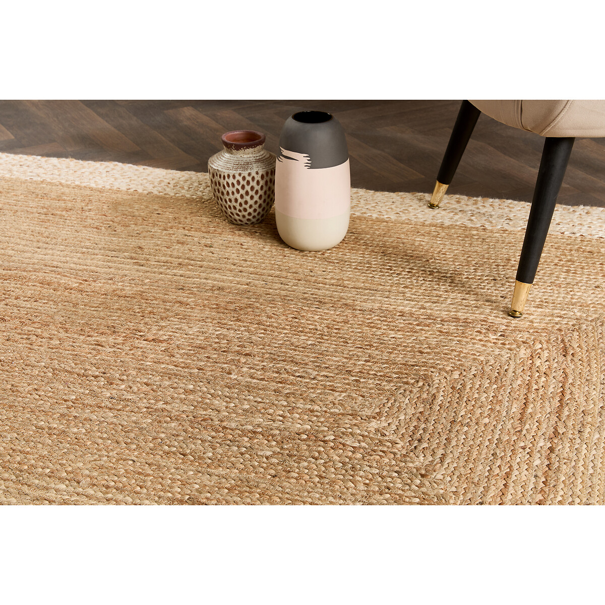 Contrast Border Jute Indoor/Outdoor Rug natural, SO'HOME