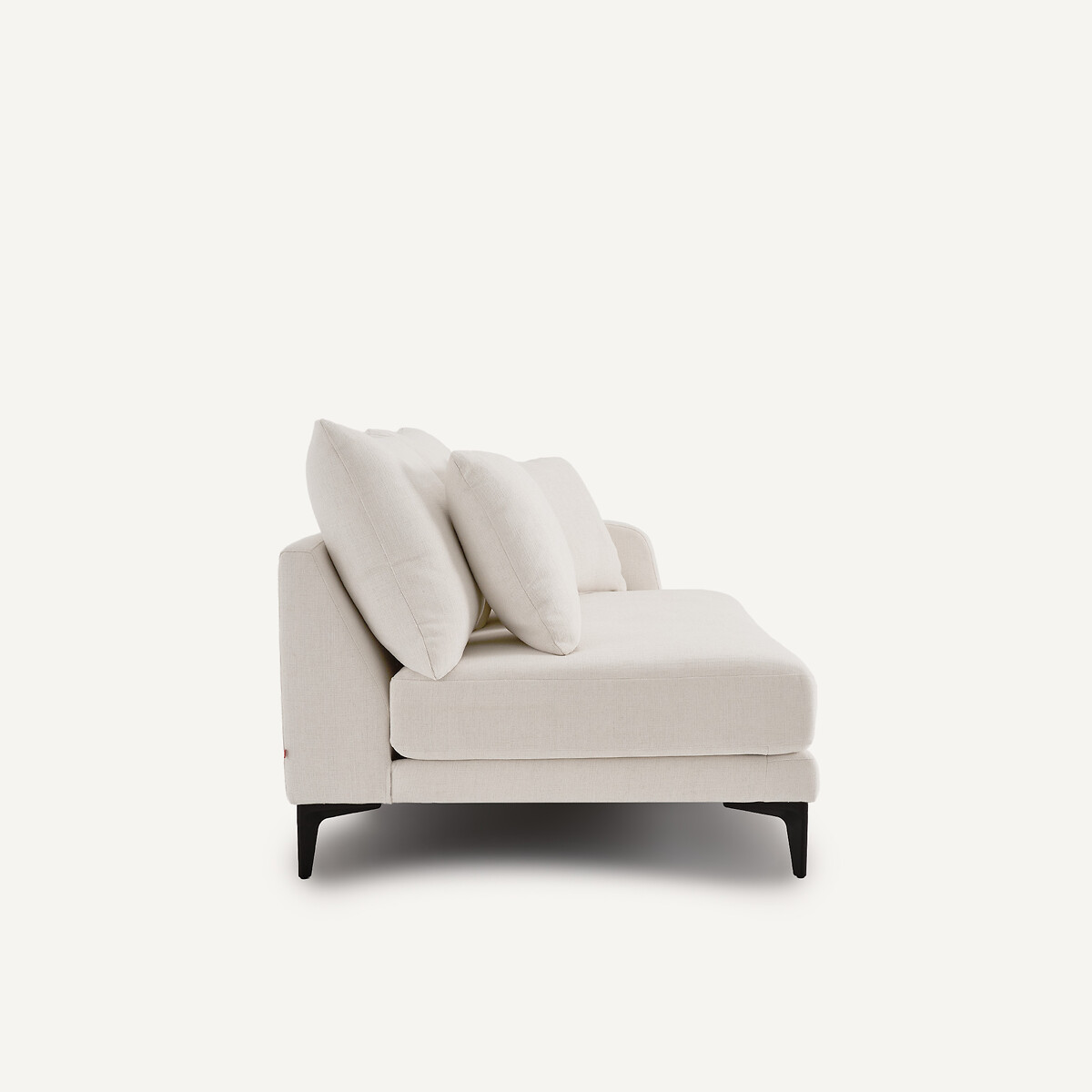 Demi-canapé 2 places en toile polyester, MODERNISTE craie, EMMANUEL GALLINA X AM.PM