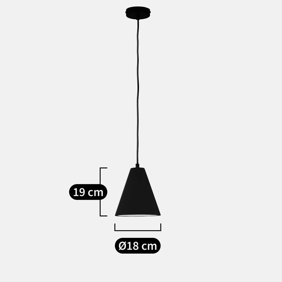 Arida 18cm Diameter Terracotta Concrete Ceiling Light terracotta, LA REDOUTE INTERIEURS