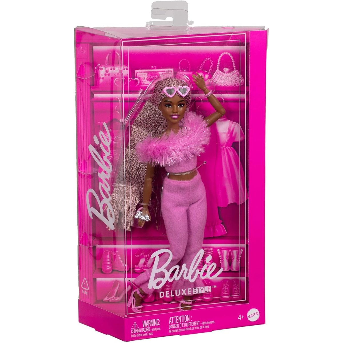-Deluxe Style-Poupée à combinaison Rose rose, MATTEL