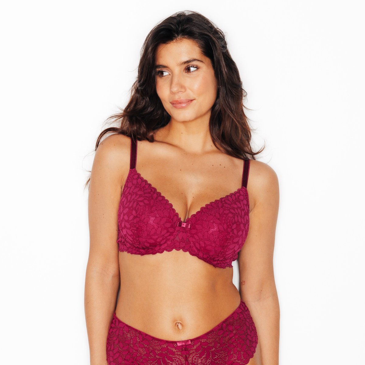 Soutien-gorge ampliforme ISADORA bordeaux, ROUGEGORGE LINGERIE