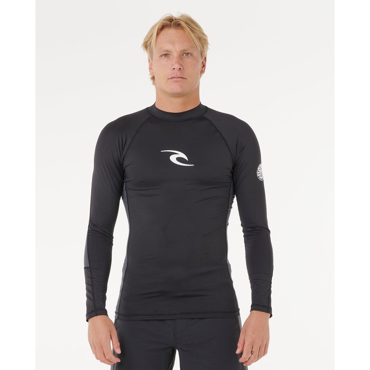 T-shirt anti-UV à manches longues WAVES ICON UPF Performance black, RIP CURL