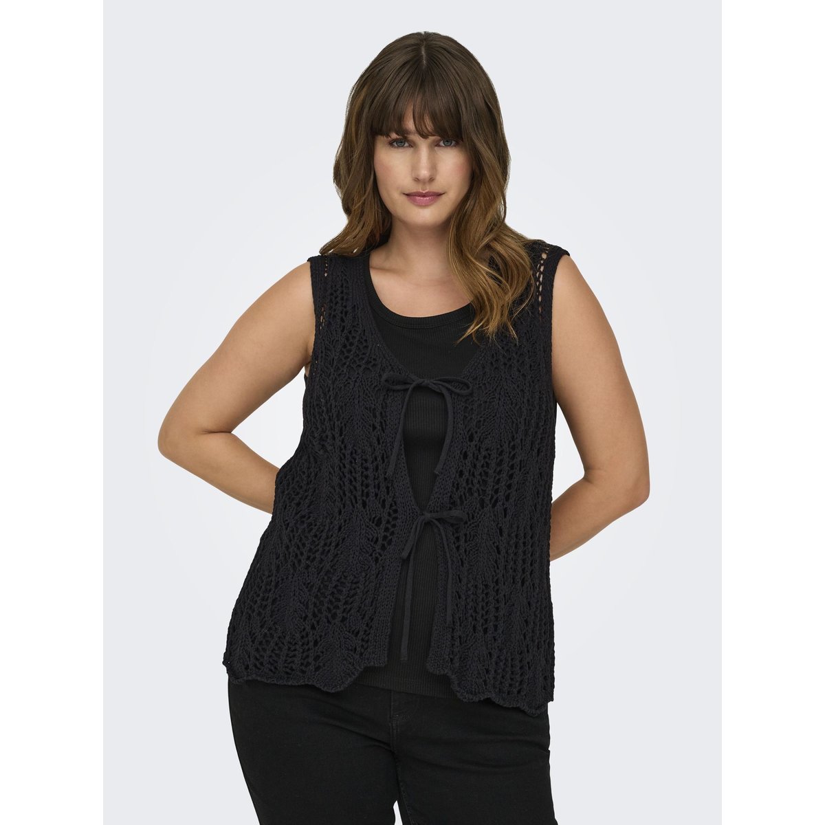 Gilet noire - black, ONLY CARMAKOMA