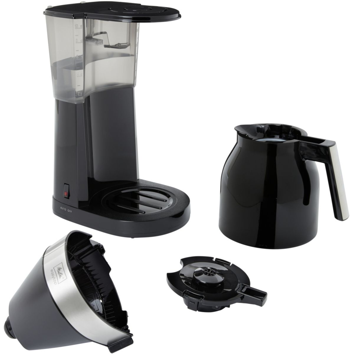 Cafetière isotherme Melitta Easy Top Therm II 1023-08 Noir noir, MELITTA