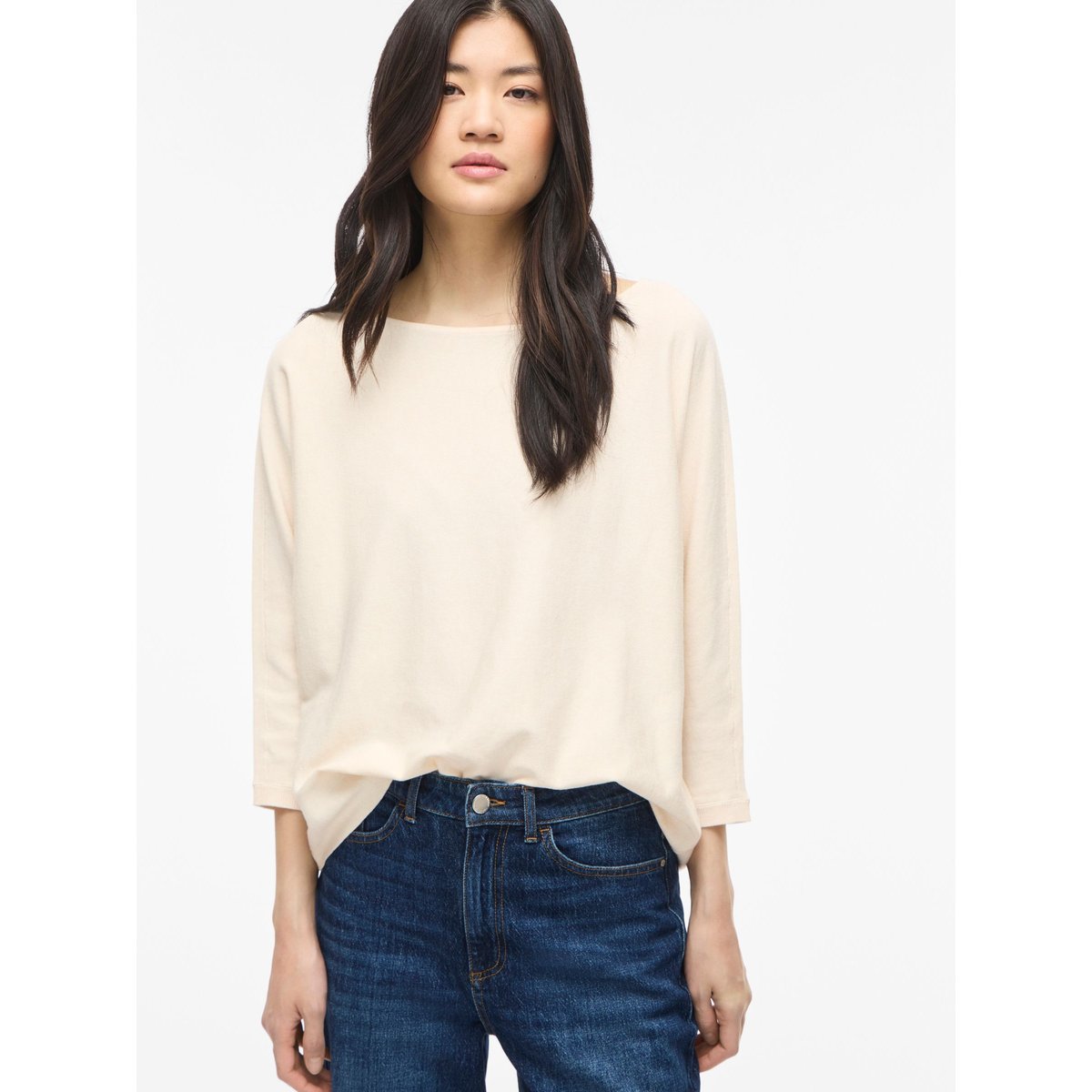 Pull manches 3/4 col bateau sandshell, VILA
