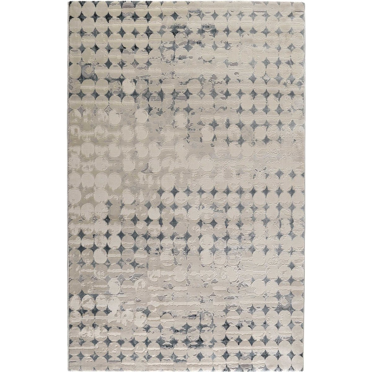 Tapis vintage à relief , VELVET SPOTS beige, ESPRIT