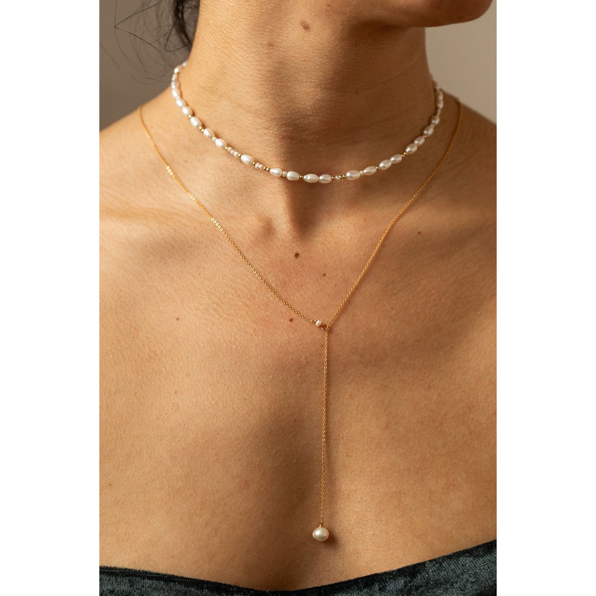 Collier Stella Vice versa - Perle de culture perle de culture, YAY PARIS