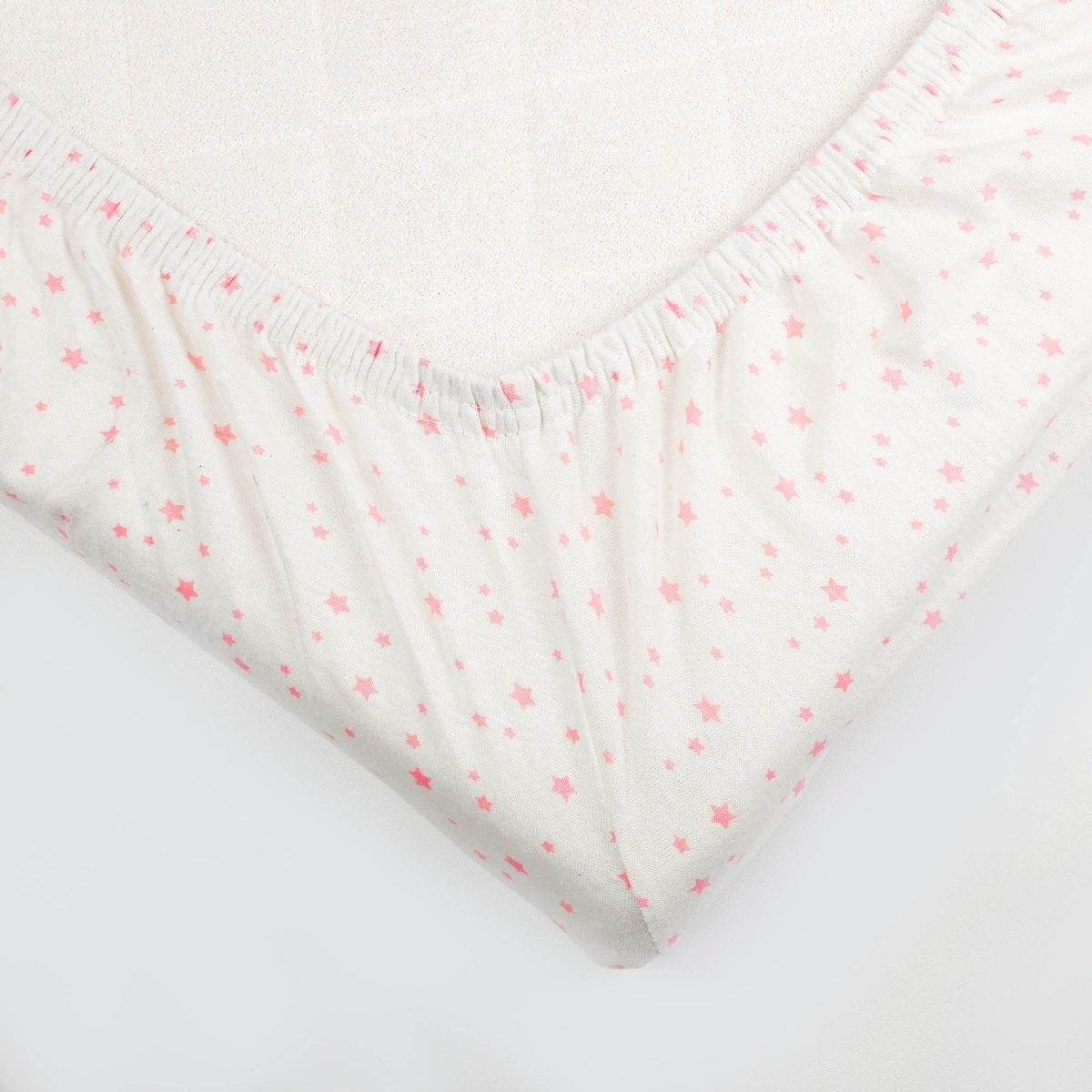 Drap Housse jersey - Etoiles blanco, TROIS KILOS SEPT