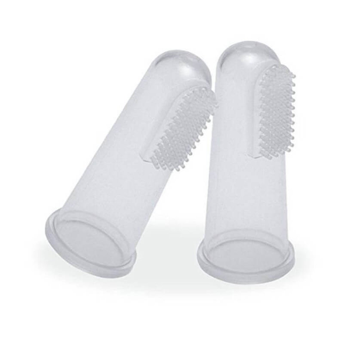 Lot de 2 petits doigts en silicone blanc transparent, DBB REMOND