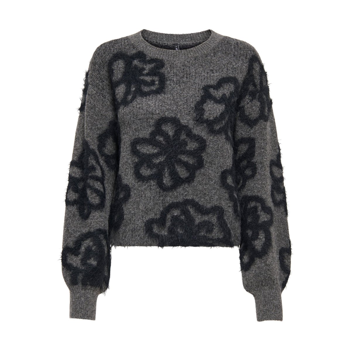 Pull En Maille dark grey melange, ONLY