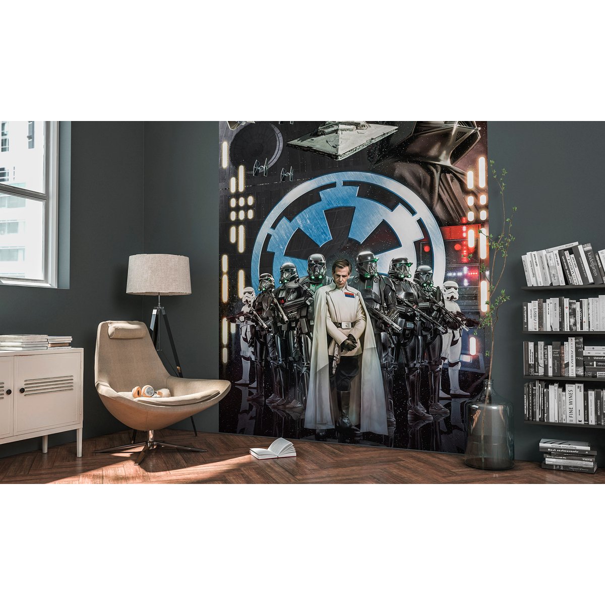 Papier peint Komar - Star Wars Empire - 200 x 275 cm bleu, HEXOA
