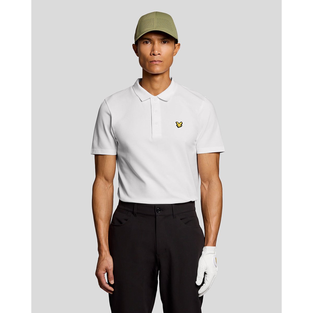 Polo technique blanc, LYLE & SCOTT