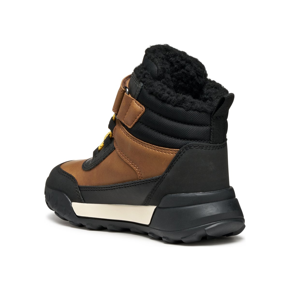Bottes Et Bottines J TREKKYUP B ABX marron clair/noir, GEOX