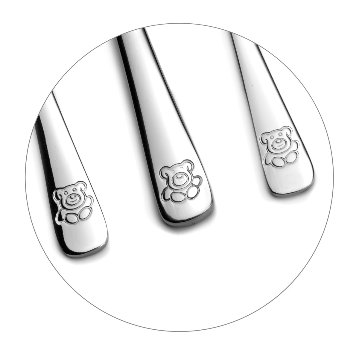 Service 4 couverts enfants - OURSON 2 inox, AMEFA