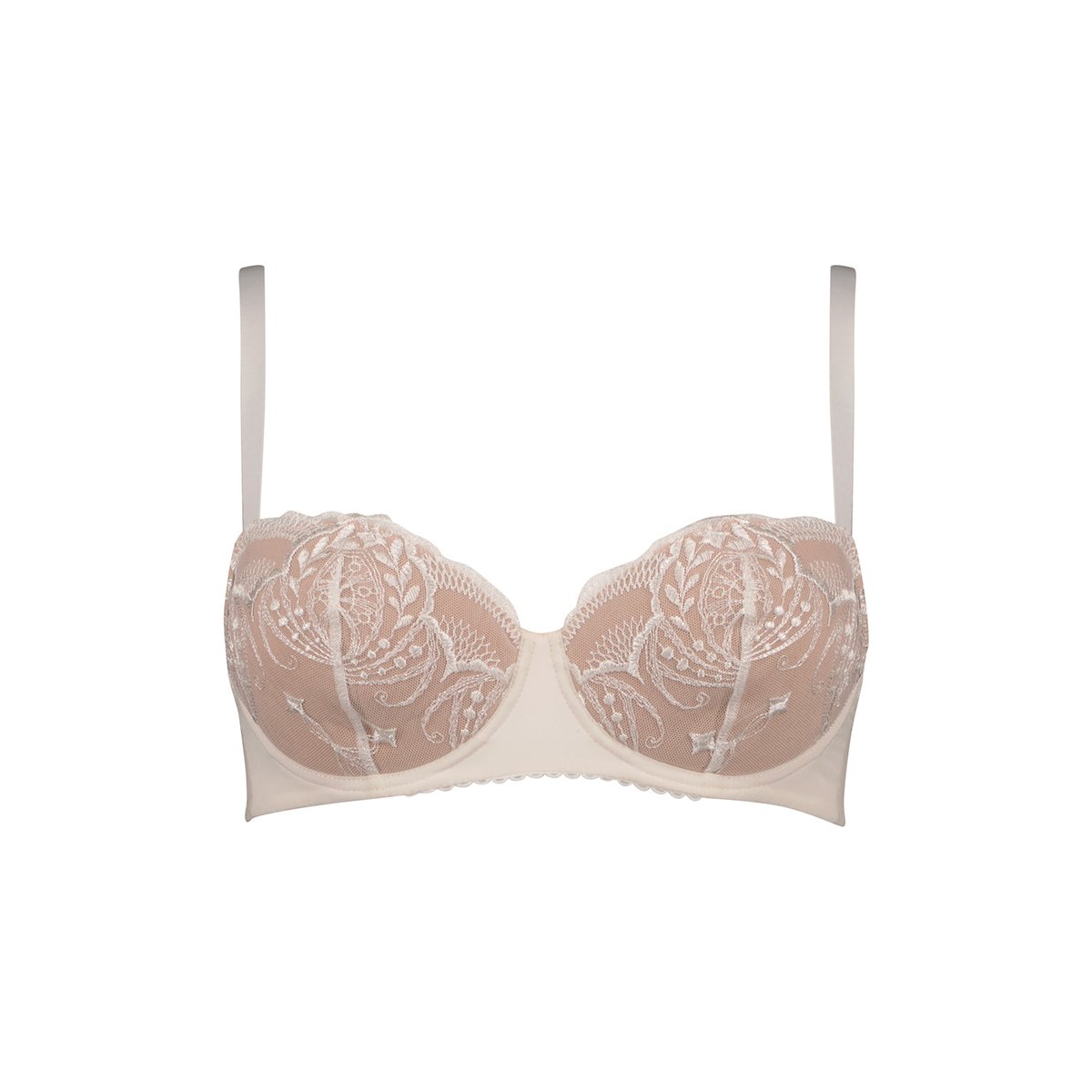 Soutien-gorge corbeille mousse en broderie POÉSIE lys, MAISON LEJABY